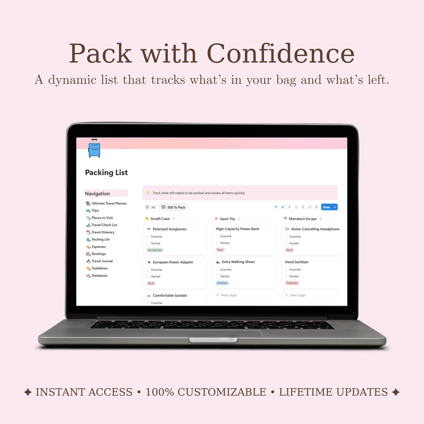 Notion Travel Planner: From Dreaming to Departure