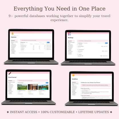 Notion Travel Planner: From Dreaming to Departure